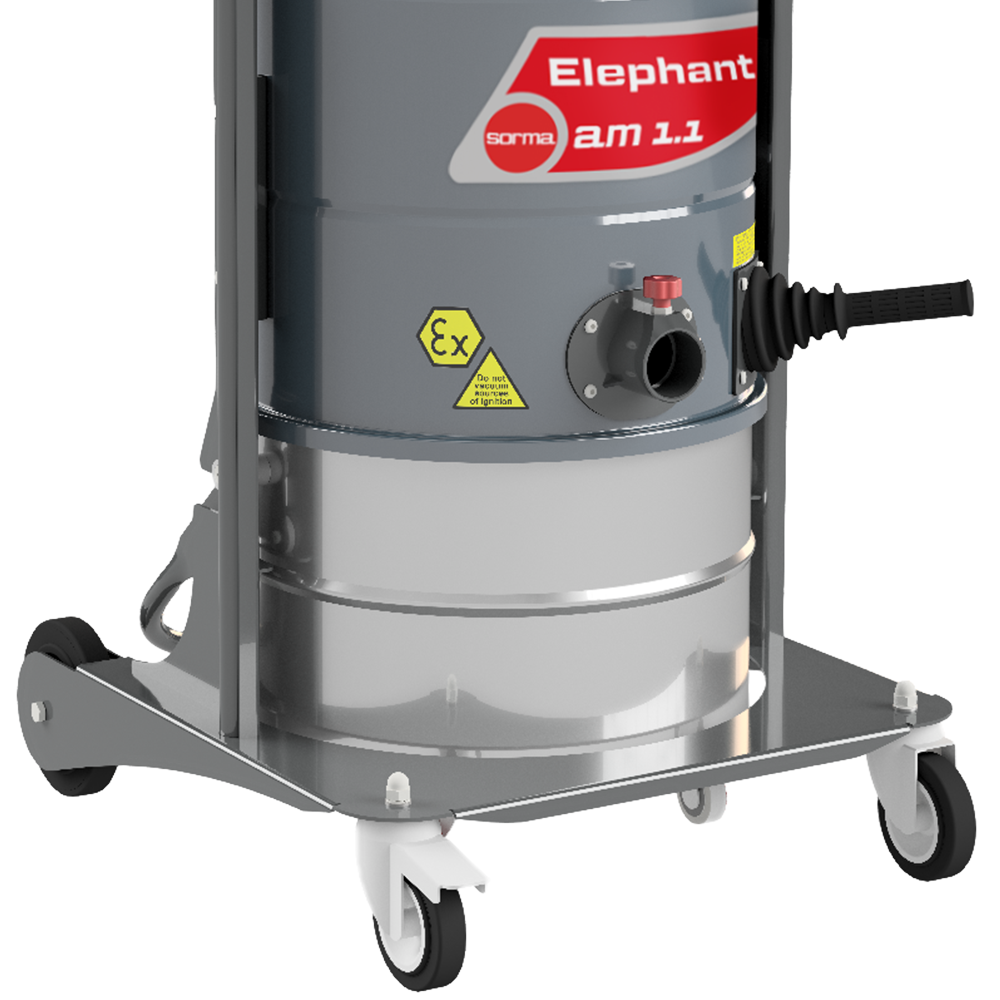 Aspirabriciole Elephant ACC 32 Doppio Sacco - 550W, 65 Litri, Capacità 600m3/h - Foto 4
